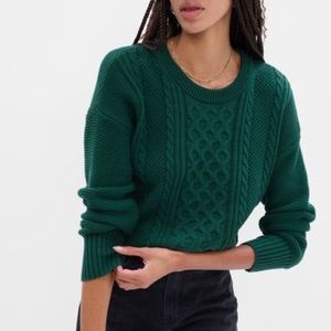 GAP Cable-Knit Crew Sweater